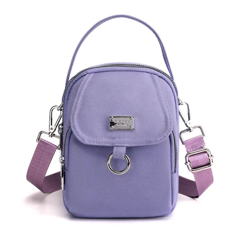 Saboor store 12 POTS And Pans Set, Non-stick Kitchen Bright Purple Large Capacity Shoulder Bag Outdoor Women's Casual Messenger Bag