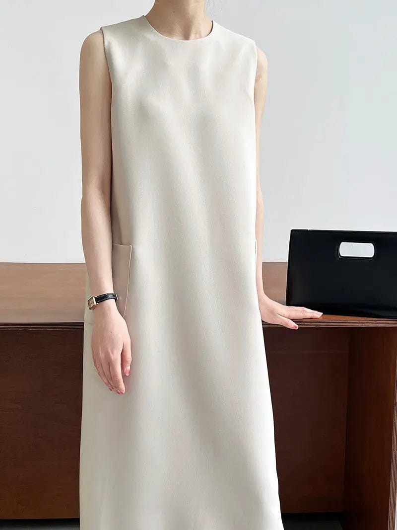 Saboor store  Beige / L loose dress