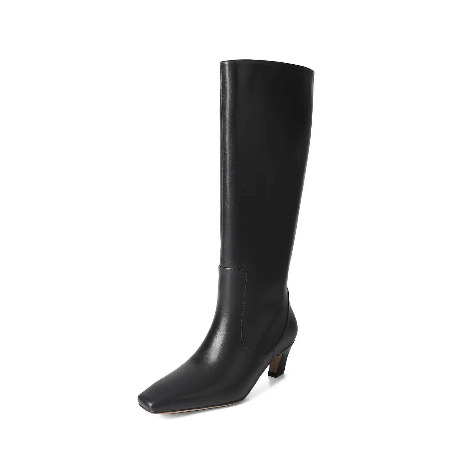 Saboor store Below The Knee Tall Knight Boots Black / 34 Below The Knee Tall Knight Boots