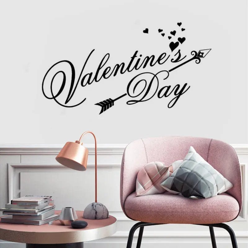 Saboor store  Black / 31X57cm Valentines Day Valentine's Day LOVE Creative Carving