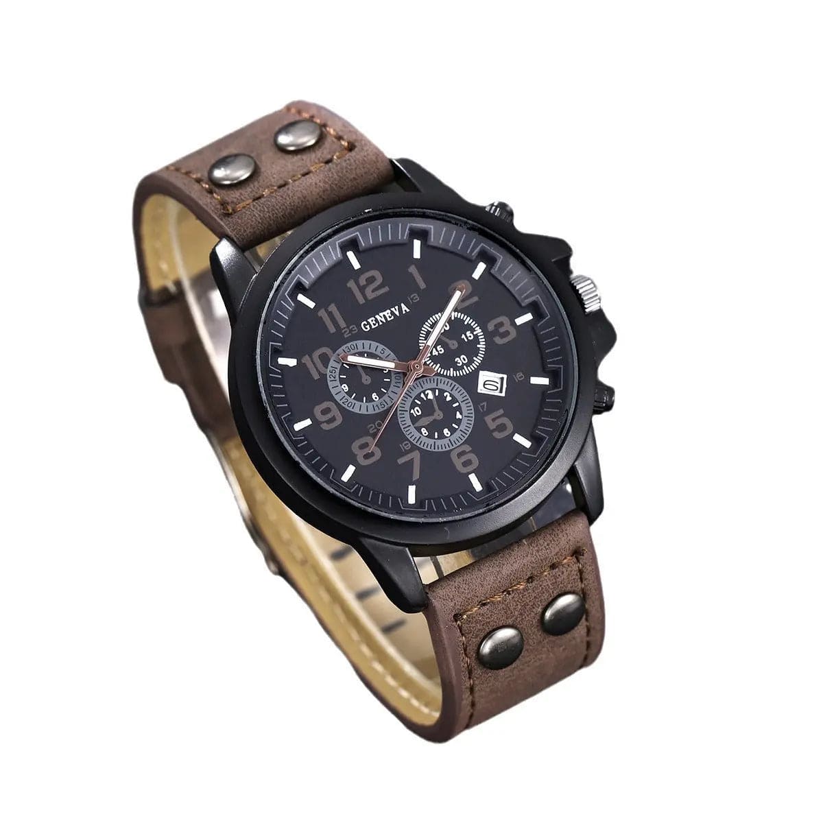 Saboor store  Brown Suit Fashion Creative Quartz Watch Gift Box Suit