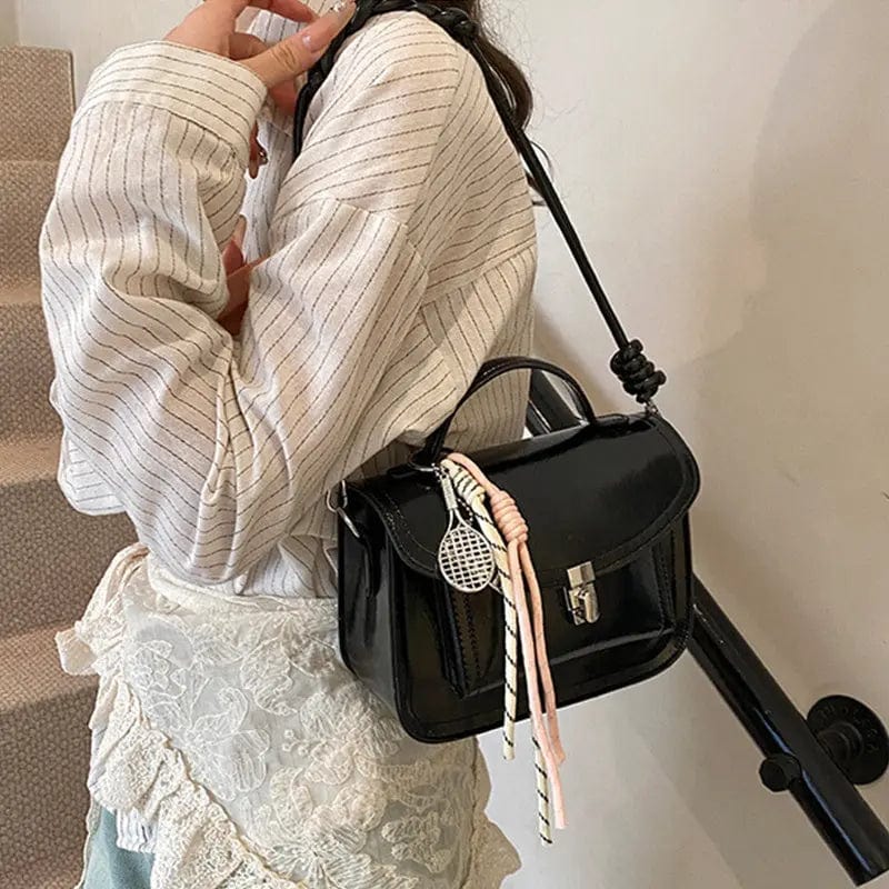 Saboor store Casual Small Square Shoulder Bag Retro P Casual Small Square Shoulder Bag Retro Portable Messenger Handbags For Women