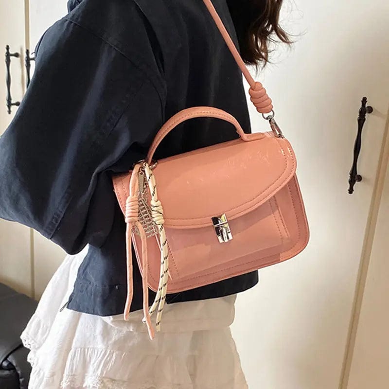 Saboor store Casual Small Square Shoulder Bag Retro P Casual Small Square Shoulder Bag Retro Portable Messenger Handbags For Women