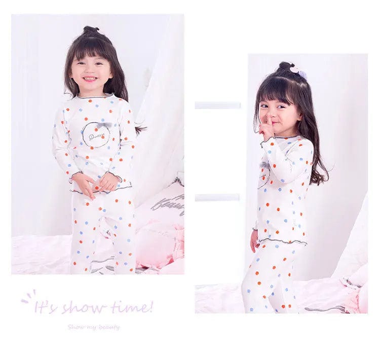 Saboor store  Children's Autumn Clothes Long Pants Suit Pure Cotton