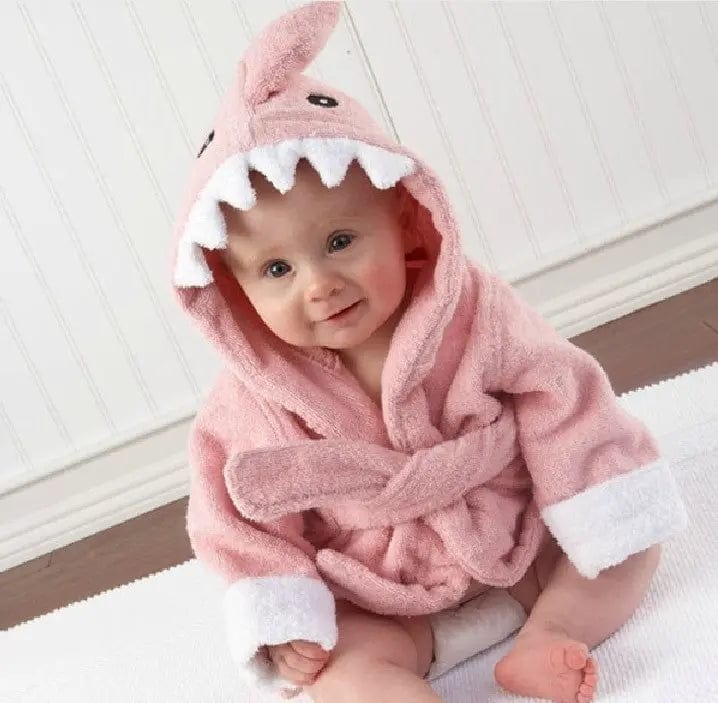 Saboor store  Children's Hooded Absorbent Animal-shaped Bathrobe F / L Children's Hooded Absorbent Animal-shaped Bathrobe