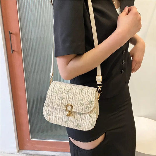 Saboor store Fashion Personality Summer Straw Woven B Fashion Personality Summer Straw Woven Bag Girl