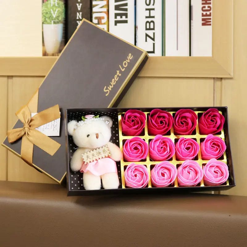 Saboor store  Gift Box Rose Soap Flower Festival