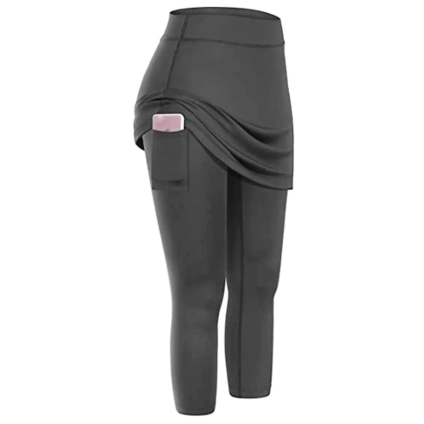 Saboor store  Grey / L Women Leggings With Pockets Yoga Fitness Pants Sports Clothing