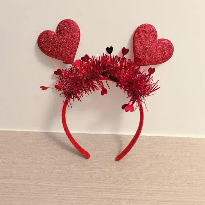 Saboor store  Heart Hair Band Valentine's Day Love Headband Wedding Atmosphere Decor