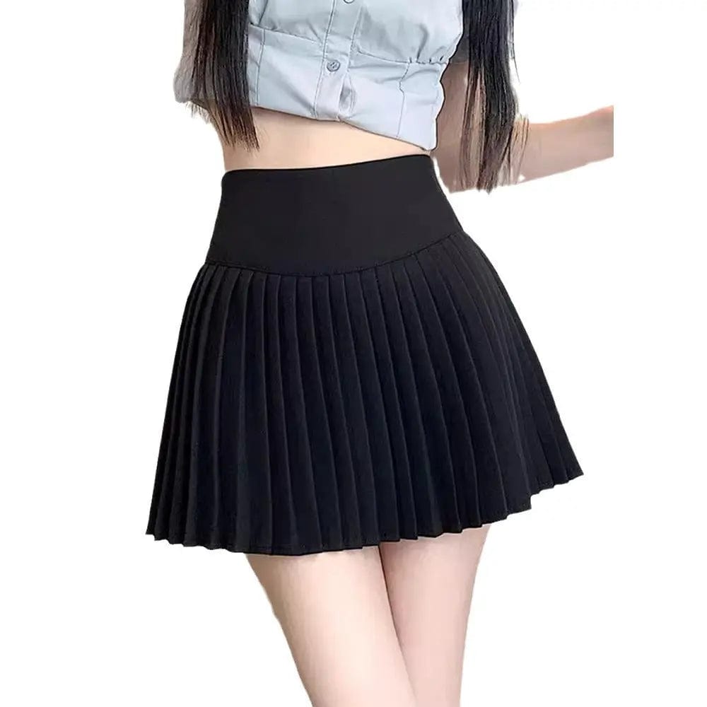 Saboor store  Hot Girl High Waist College Style White Jk Pleated Skirt Female