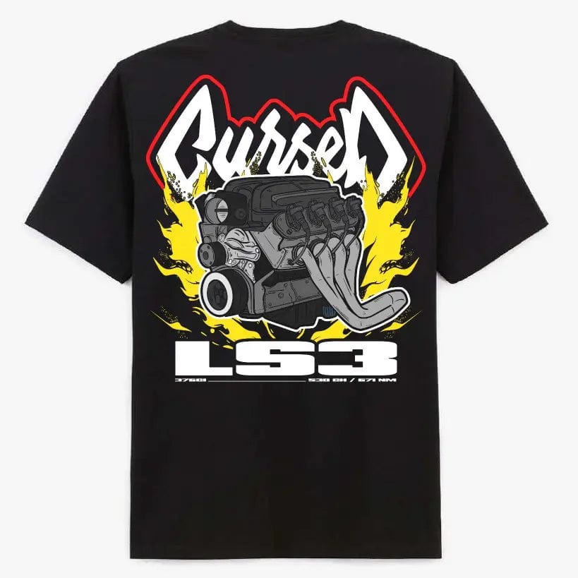 Saboor store  Le T-shirt Cursed Printed T-shirt Black / 3XL Le T-shirt Cursed Printed T-shirt