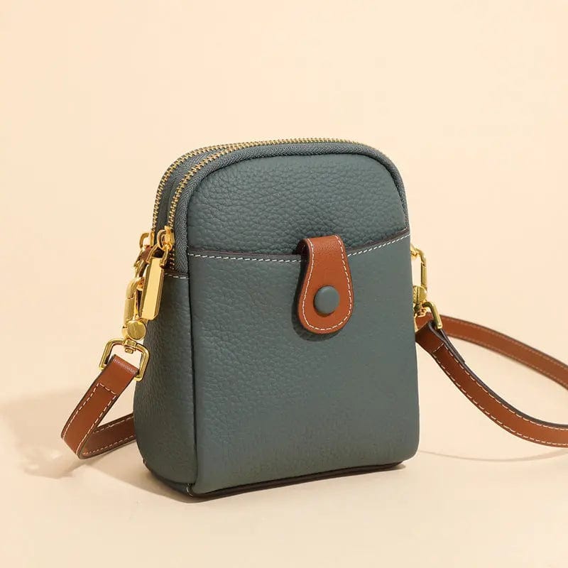 Saboor store Lychee Pattern Mobile Phone Bag Small Hi Lychee Pattern Mobile Phone Bag Small High Quality Leather Crossbody Bags For Women Wallet