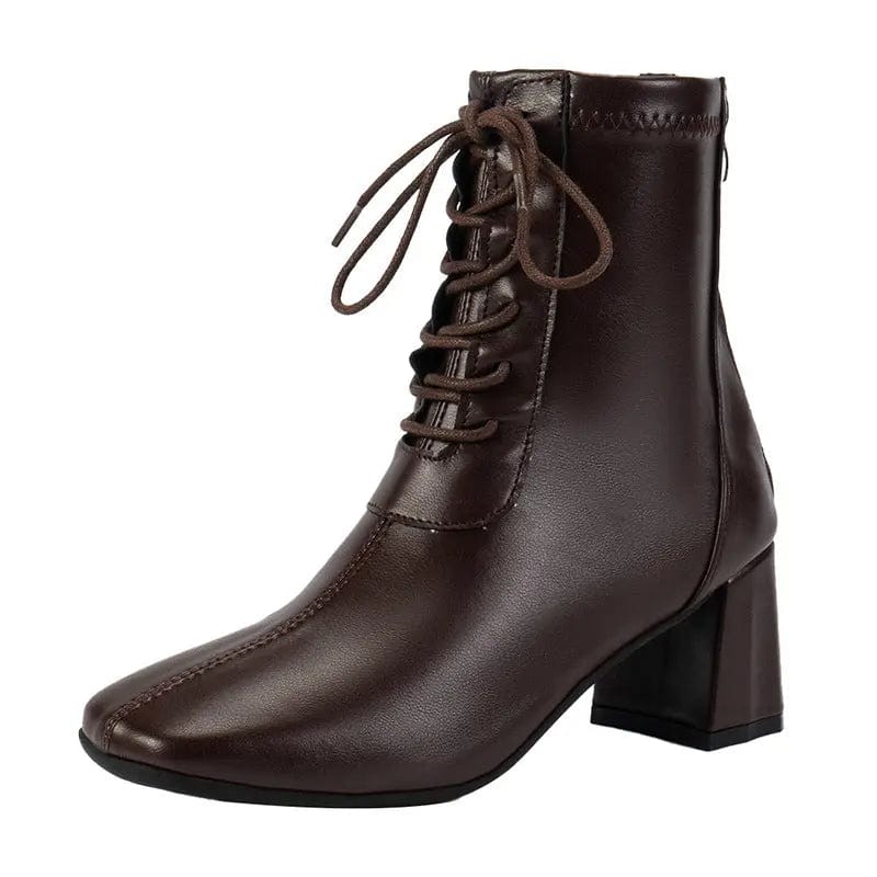 Saboor store New Martin Casual Fashion Female Boots Dark Brown / 35 New Martin Casual Fashion Female Boots