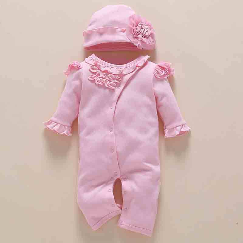 Saboor store  one-year-old baby wears newborn baby clothing romper jumpsuit Pink / 12m one-year-old baby wears newborn baby clothing romper jumpsuit