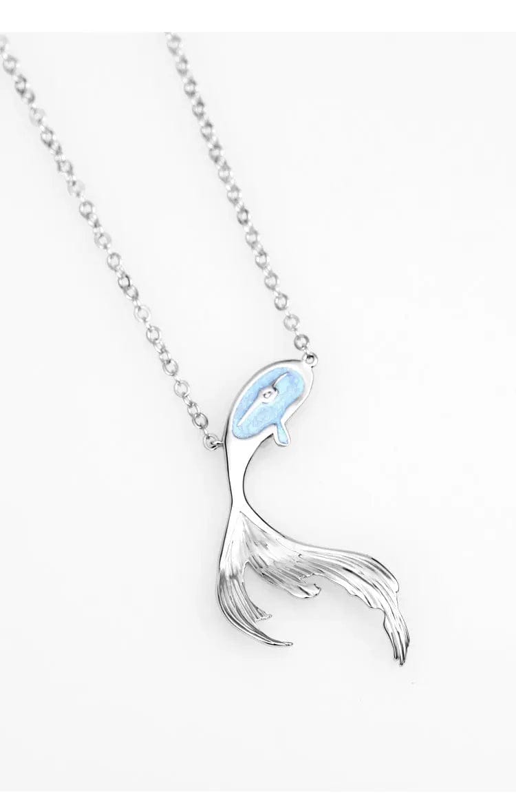 Saboor store  Original Necklace Mermaid Valentine's Day Gift Silver Original Necklace Mermaid Valentine's Day Gift