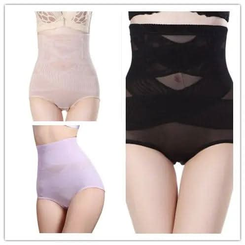 Saboor store  postpartum, high waist, belly shaping, tummy control, recovery, slimming, support, seamless, comfortable, breathable, stretchable, maternity, body shaper, smooth, firming, sculpting, undergarment, confidence, snug fit, everyday wear 3colors set / 2XL Women's High Waist Postpartum Belly Shaping Pants