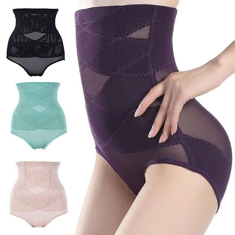 Saboor store  postpartum, high waist, belly shaping, tummy control, recovery, slimming, support, seamless, comfortable, breathable, stretchable, maternity, body shaper, smooth, firming, sculpting, undergarment, confidence, snug fit, everyday wear Women's High Waist Postpartum Belly Shaping Pants