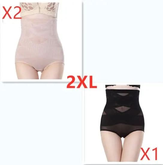 Saboor store  postpartum, high waist, belly shaping, tummy control, recovery, slimming, support, seamless, comfortable, breathable, stretchable, maternity, body shaper, smooth, firming, sculpting, undergarment, confidence, snug fit, everyday wear B set / 2XL Women's High Waist Postpartum Belly Shaping Pants