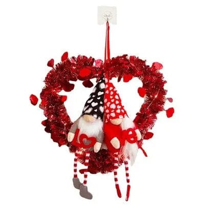 Saboor store  Red / L Valentine's Day Ornament Gift Faceless Doll Garland Valentine's Day Atmosphere Garland