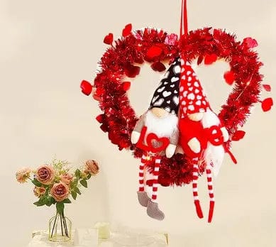 Saboor store  Red / L Valentine's Day Ornament Gift Faceless Doll Garland Valentine's Day Atmosphere Garland