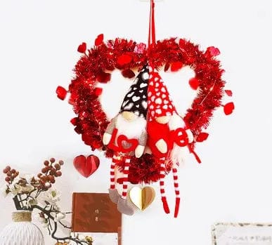 Saboor store  Red / L Valentine's Day Ornament Gift Faceless Doll Garland Valentine's Day Atmosphere Garland