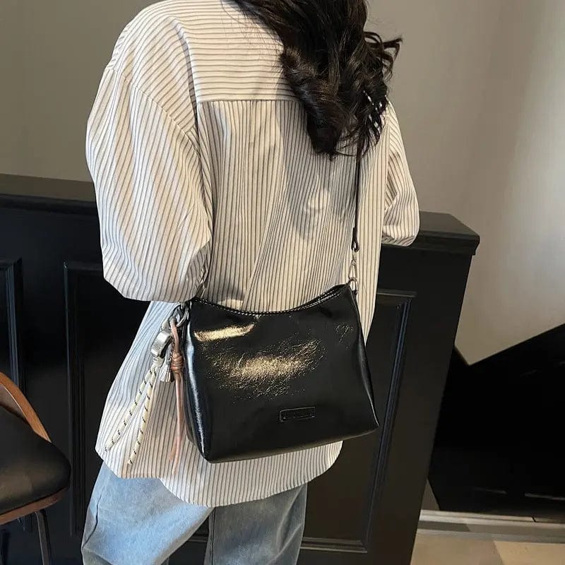 Saboor store Single Shoulder Underarm Bucket Bag Wome Single Shoulder Underarm Bucket Bag Women's Fashion Messenger Bag