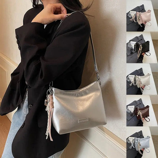 Saboor store Single Shoulder Underarm Bucket Bag Wome Single Shoulder Underarm Bucket Bag Women's Fashion Messenger Bag