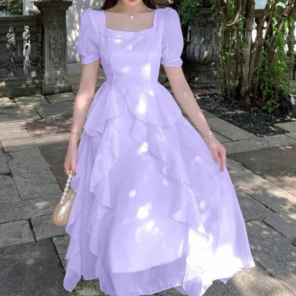 Saboor store Spring And Summer Fairy Princess Dress Light Purple T Shirt / L Spring And Summer Fairy Princess Dress