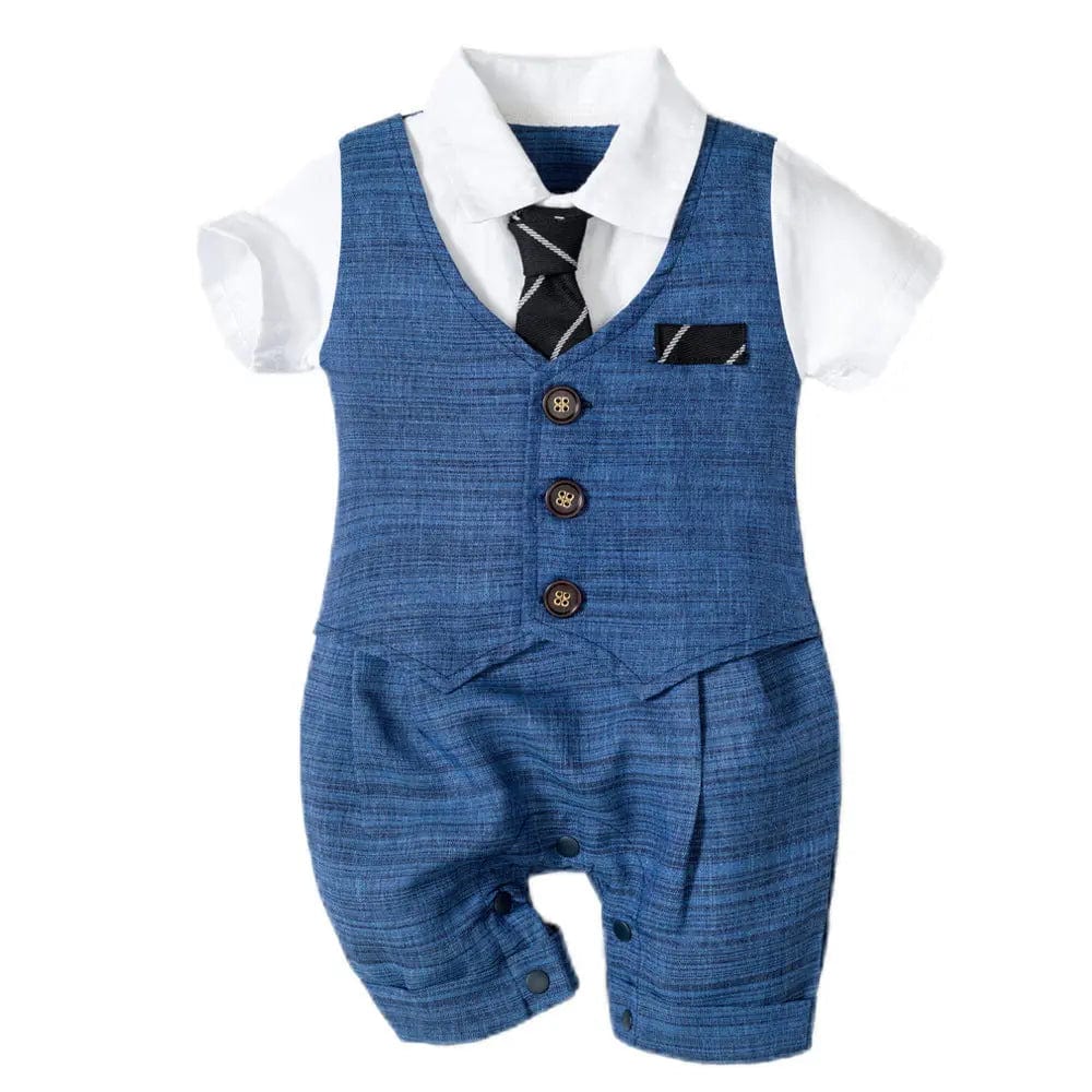 Saboor store  Summer New Baby Boy Jumpsuit Boys Gentleman Baby Children's Clothing Summer New Baby Boy Jumpsuit Boys Gentleman Baby Children's Clothing