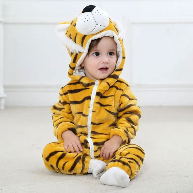 Saboor store  Tiger / 0 to 6 Baby Rompers Winter Autumn Clothes