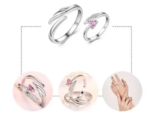 Saboor store  Valentine's Day Gift Elegant Heart Diamond