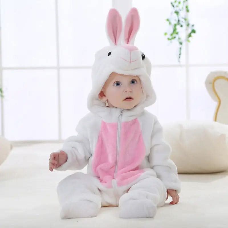 Saboor store  White Rabbit / 0 to 6 Baby Rompers Winter Autumn Clothes