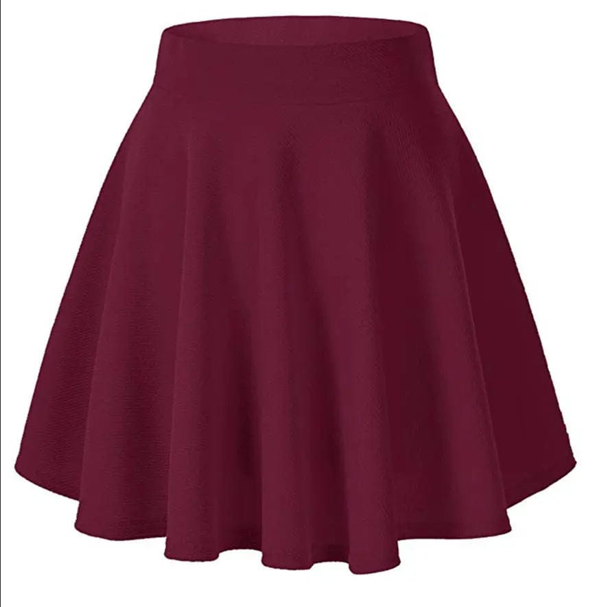 Saboor store  Wine Red / L Women's Skirt | Stylish & Comfortable Skirts for Every Season