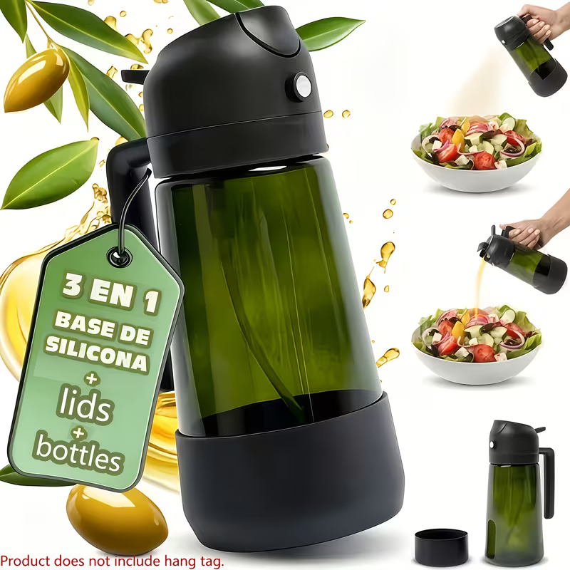 Glass Olive Oil Bottle and Cooking Sprayer