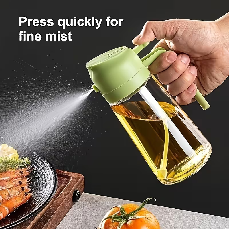 2 in 1 Plastic Oil Dispenser and Sprayer